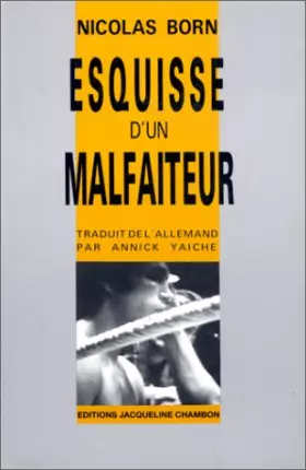 Couverture du produit · Esquisse d'un malfaiteur