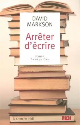 Couverture du produit · Arrêter d'écrire