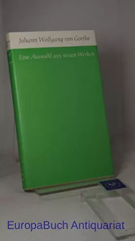 Couverture du produit · Eine Auswahl aus seinen Werken