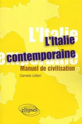 Couverture du produit · L'Italie contemporaine : manuel de civilisatioon
