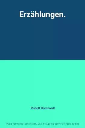 Couverture du produit · Erzählungen.