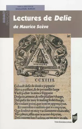 Couverture du produit · Lectures de Délie: Maurice Scève