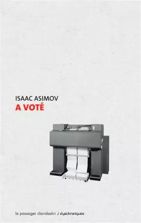 Couverture du produit · A Vote