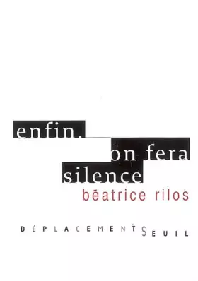 Couverture du produit · Enfin. On fera silence