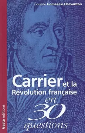 Couverture du produit · Carrier et la Révolution française
