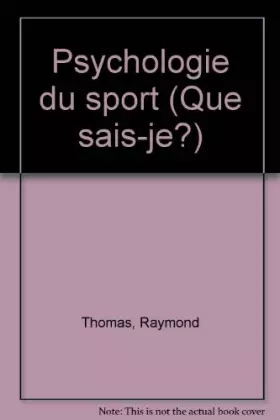 Couverture du produit · Psychologie du sport