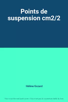 Couverture du produit · Points de suspension cm2/2
