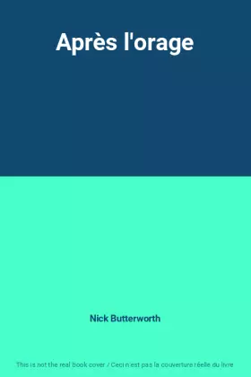 Couverture du produit · Après l'orage
