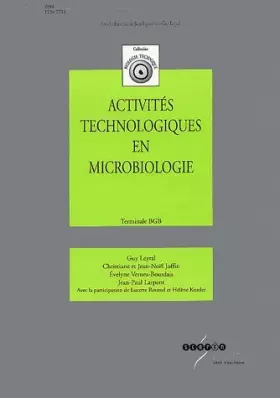 Couverture du produit · Activités technologiques en microbiologie