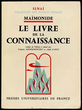 Couverture du produit · Le livre de la connaissance, Précédé d'une "Etude préliminaire" de Salomon Pinès - Traduction et annotations de Valentin Nikipr