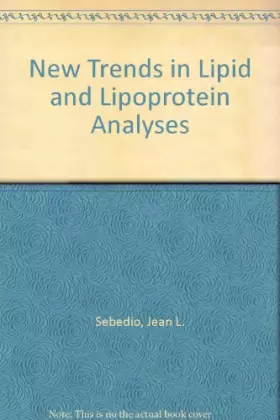 Couverture du produit · New Trends in Lipid and Lipoprotein Analyses