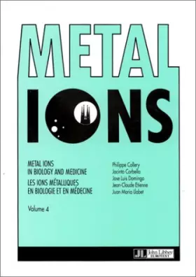 Couverture du produit · Metal ions in biology and medicine, volume 4