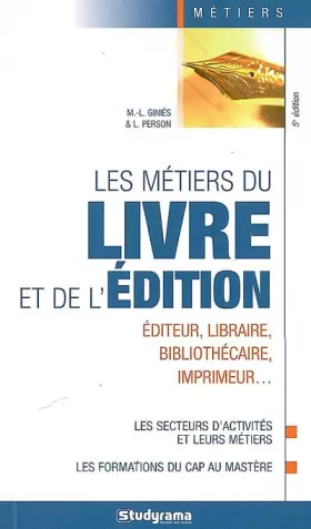 Couverture du produit · Les métiers du livre et de l'édition