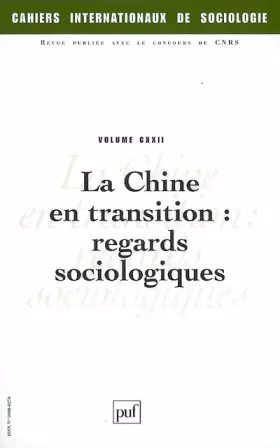 Couverture du produit · Cahiers internationaux de sociologie, N° 122 :