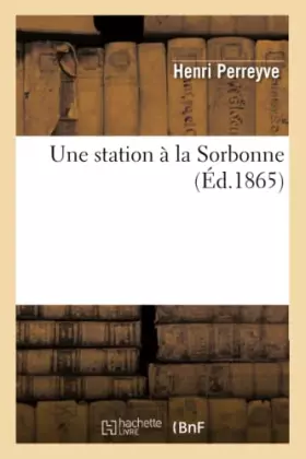 Couverture du produit · Une station à la Sorbonne