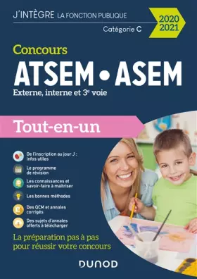 Couverture du produit · Concours ATSEM/ASEM - Externe, interne, 3e voie - Tout-en-un - 2020/2021: Tout-en-un - 2020-2021 (2020-2021)