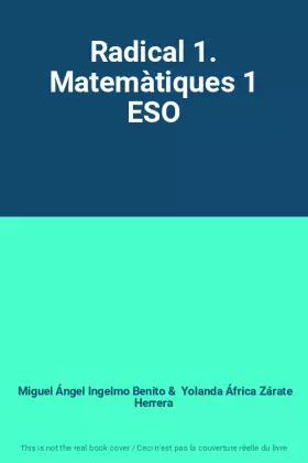 Couverture du produit · Radical 1. Matemàtiques 1 ESO