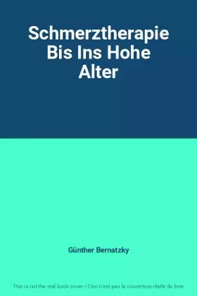 Couverture du produit · Schmerztherapie Bis Ins Hohe Alter