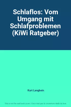 Couverture du produit · Schlaflos: Vom Umgang mit Schlafproblemen (KiWi Ratgeber)