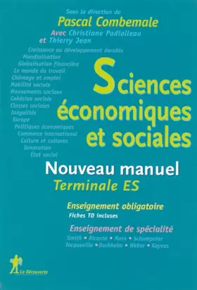 Couverture du produit · Nouveau manuel de Sciences économiques et sociales
