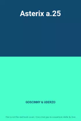 Couverture du produit · Asterix a.25