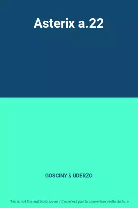 Couverture du produit · Asterix a.22