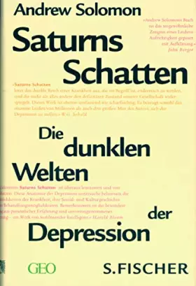 Couverture du produit · Saturns Schatten. Die dunklen Welten der Depression.