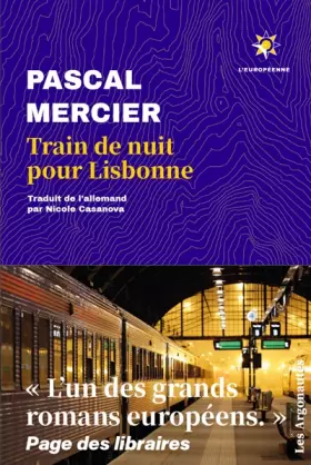 Couverture du produit · Train de nuit pour Lisbonne
