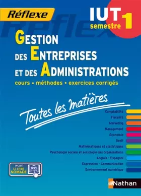 Couverture du produit · Gestion des entreprises et des administrations - S1 - Toutes les matières
