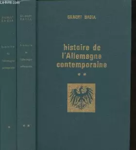 Couverture du produit · Histoire de l'Allemagne contemporaine. 2 volumes