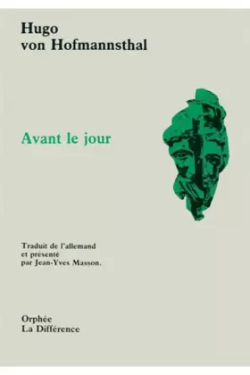Couverture du produit · Avant le jour