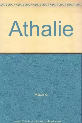 Couverture du produit · RACINE/ULB ATHALIE    (Ancienne Edition)