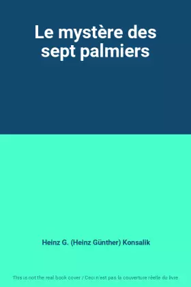 Couverture du produit · Le mystère des sept palmiers