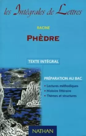 Couverture du produit · Phèdre