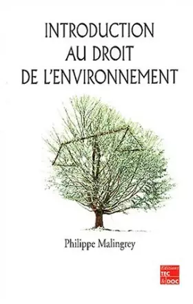 Couverture du produit · Introduction au droit de l'environnement