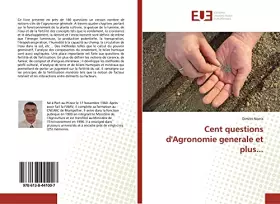 Couverture du produit · Cent questions d'Agronomie generale et plus...