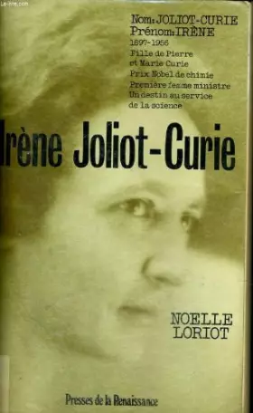 Couverture du produit · Irene joliot curie