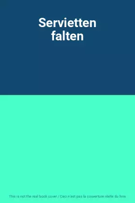 Couverture du produit · Servietten falten