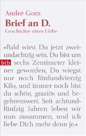 Couverture du produit · Brief an D.: Geschichte einer Liebe
