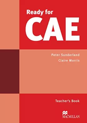Couverture du produit · Ready for CAE: Teacher's Book