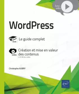 Couverture du produit · WordPress: Complément vidéo : Création et mise en valeur des contenus