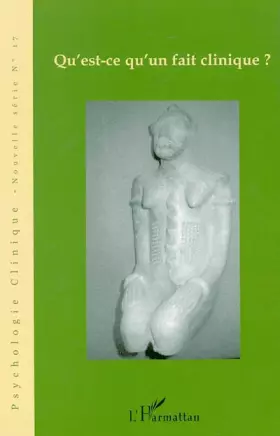 Couverture du produit · Qu'est-ce qu'un fait clinique ?