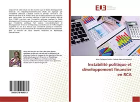 Couverture du produit · Instabilité politique et développement financier en RCA
