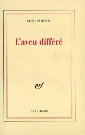 Couverture du produit · L'Aveu différé