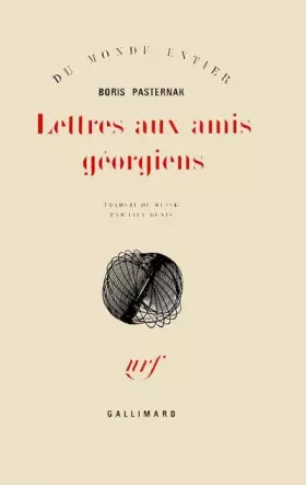 Couverture du produit · Lettres aux amis géorgiens