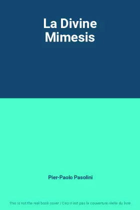 Couverture du produit · La Divine Mimesis