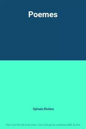 Couverture du produit · Poemes