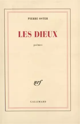 Couverture du produit · Les Dieux: Poèmes 1963-1968