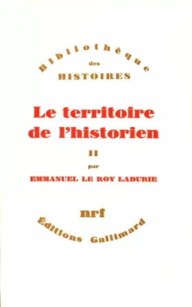 Couverture du produit · Le territoire de l'historien, tome 2