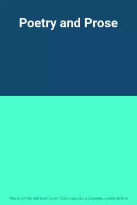 Couverture du produit · Poetry and Prose